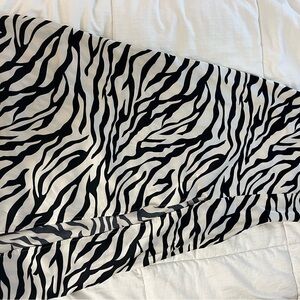 Zebra Print Skirt